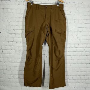 5.11 Tactical Fast-Tac Cargo Pant Men's Size 34X30  Brown Straight 74439 Utility